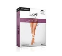 Farmalastic media larga blonda (A-F) comp. normal T-extra grande capuchino 1ud