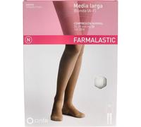 Farmalastic Media Larga blonda (A-F) comp. normal T. pequeña color Blanco 1 Par