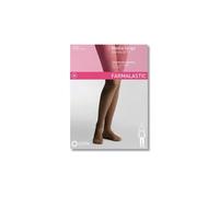 Farmalastic Media larga blonda (A-F) compresión normal T-mediana capuchino 1 par