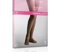 Farmalastic Media Larga Blonda Compresión Normal Negro, Talla M