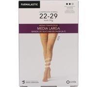 Farmalastic Media Larga Blonda Compresión normal T-M Camel 1 Par
