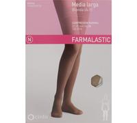 Farmalastic Media Larga Blonda Compresión normal T-pequeña Camel 1 Par