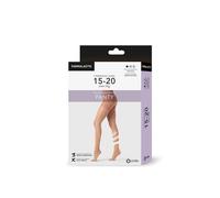 FARMALASTIC Mujeres Medias de compresión Negro 15-20 mm Hg M Seamless Encima de la rodilla