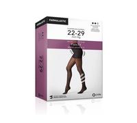 Panty Farmalastic Compresión Normal Modelador Negro T/Gde - Mejora de la Circulación