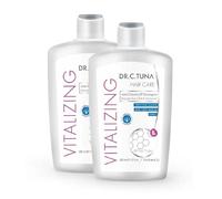 Farmasi Dr. C. Tuna Vitalizing Hair Care - Champú Anticaspa con Piroctona Olamina, Vinagre de Sidra de Manzana y Extracto de Ajo, 500 ml, 2 Unidades (1000 ml)