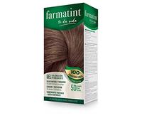Farmatint 5D Castaño Claro Dorado. Tinte permanente. Cabello natural y color duradero. Sin amoníaco ni parabenes ni parafinas ni siliconas.