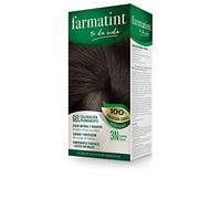Farmatint Gel 3N Castaño Oscuro, Tinte Vegetal Permanente, Sin Amoníaco, Cobertura Completa de Canas, Cuida y Protege tu Cabello, Unidad de 135ml, El embalaje puede variar