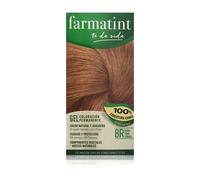 Farmatint Gel 8R Rubio Claro Cobrizo | Color Natural y Duradero | Componentes Vegetales y Aceites Naturales | sin Amoníaco | sin Parabenos | Dermatológicamente Testado
