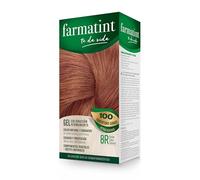 Farmatint Gel 8R Rubio Claro Cobrizo | Color Natural y Duradero | Componentes Vegetales y Aceites Naturales | sin Amoníaco | sin Parabenos | Dermatológicamente Testado