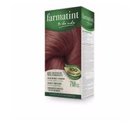 Farmatint Gel 7M Rubio Caoba, Tinte Vegetal Permanente, Sin Amoníaco, Cobertura Completa de Canas, Cuida y Protege tu Cabello, Unidad de 135ml