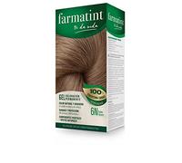 Farmatint Tinte permanente 6N Rubio Oscuro, Cabello natural y color duradero. Sin amoníaco ni parabenes ni parafinas ni siliconas, 135ml