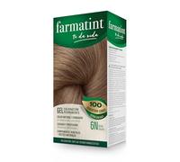 Farmatint Tinte permanente 6N Rubio Oscuro, Cabello natural y color duradero. Sin amoníaco ni parabenes ni parafinas ni siliconas, 135ml