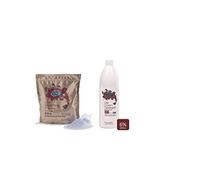 Farmavita Life - Set de blanqueador oxidante (6% 1 L, polvo de blanqueamiento azul, 500 g)