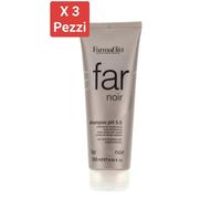 Farmavita Noir Champú pH 5.5 Tratamiento Auxiliar Pérdida De Cabello - 3 Piezas