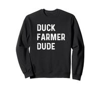 Farmer Dude Distressed Farm Farming Mallard Sudadera