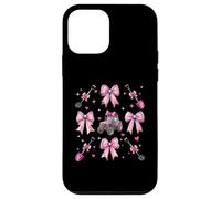 Farmer Farming Farm Tractor Girl Coquette Bow Pink Mom Carcasa para iPhone 12 mini