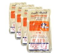 Farmer Fideos asiáticos de 3 mm de ancho, 1 x 400 g (Paquete de 4)