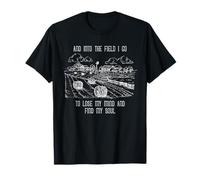 Farmer Field Soul Cita Vintage Heno Country Rural Scene Art Camiseta