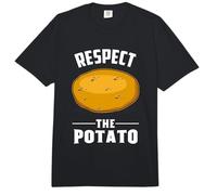 Farmer Garden Work Cita Divertida Vegetables Respeto a la Patata Comfort Colors Adult Heavyweight T-Shirt