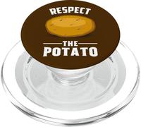 Farmer Garden Work Cita Divertida Vegetables Respeto a la Patata PopSockets PopGrip para MagSafe