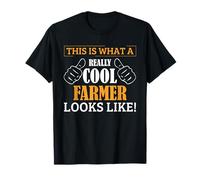 Farmer Humor Really Cool Farmer Country Diciendo Retro Camiseta