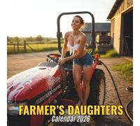 Farmer’s Daughters 2026 Calendar: Country Farm Days & Countryside Views with Clear Monthly Grids | 8.5 × 8.5 in