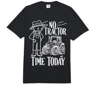 Farmer Stickman: Hoy no Hay Tiempo para el Tractor. Humor Comfort Colors Adult Heavyweight T-Shirt