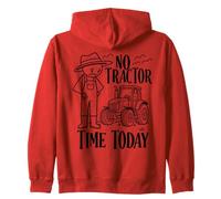 Farmer Stickman: Hoy no Hay Tiempo para el Tractor. Humor Sudadera con Capucha