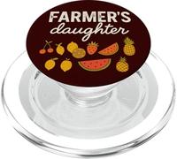 Farmer's Daughter Cute Fruit Graphic Country Girls & Women PopSockets PopGrip para MagSafe