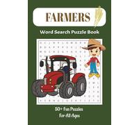 Farmers Word Search Puzzle Book: Word Searches with easy to read print about farmers, farming and agriculture|6x9 inches, 110 pages|50+ puzzles...gifts for birthdays, holidays, vacations and free time