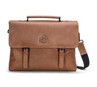 Farmhood Maletín Nashville XL 2 compartimentos cuero 39 cm marrón