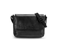 Farmhood Memphis Bolsa de hombro Piel natural 22 cm negro
