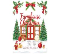 FARMHOUSE CHRISTMAS Word Search. 50 Puzzles, 1000 words. Great Gift!: Great for Travel!