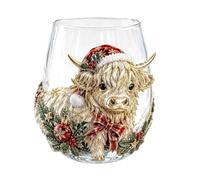 Farmhouse Cow Glass Cups Drinking Glassware Set Home Party Decor