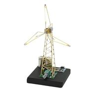 Farmhouse Night Light - DIY Rotating Windmill Lighting Supplies, Courtyard Lanterns for Craft Lovers, Collectors, Bedroom, Living Room, Dorm, Home, Apartment, Nursery, Bedside Decorative Lighting