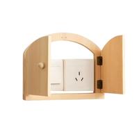 Farmhouse Outlet Cover - Farmhouse Outlet Covers, 22,5 x 18,5 cm Wooden Wall Plate Rack | Light Control Guard Plate | Artistic Electrical Decor For Children's Room, Kitchen, Home