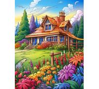 Farmhouse Serenity: 500 Pages of Coloring Calmness with Rustic Floral Themes.: Every page a peaceful moment of art therapy and nature connection.