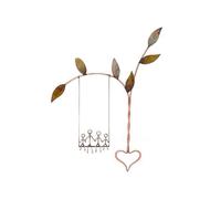 Farmhouse Wall Decor Rustic Iron Art Wall Hanging Decoration Rooted in Love Swing Sculpture Valentines Day Decor A