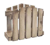 Farmhouse Wooden Paper Towel Holder Rustic Vertical Napkin Rack for Kitchen Dining Table Vintage Cottage-Style Tissue Dispenser Servilleteros