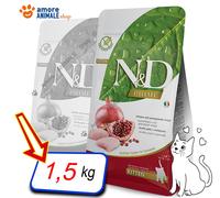 Farmina Cat N y D Prime Grain Free Gatito→ Pollo Y Granada 300 Gr / 1,5 / 5KG