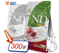 Farmina Cat N y D Prime Grain Free - Neutered→ Pollo Granada 300 Gr / 1,5 / 5KG