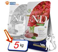 Farmina Cat N y D Quinoa Adult Digestión→ Cordero Y Menta - 5KG - Alimento Gato