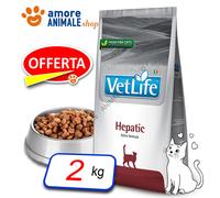 Farmina Cat VET LIFE Natural → Hepática - 2 Kg - Para Disfunción Hepática Gatos