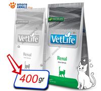 Farmina Cat Vet Life Natural→ Renal -400 Gr / 2/5 KG - de la Alimentación