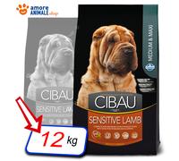 Farmina Cibau Medium / Maxi → Sensible Cordero - 12 Kg - Croquetas Para Perros