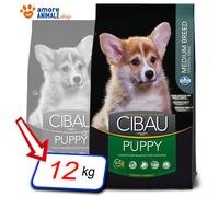 Farmina Cibau Puppy Alimento Seco Para Perros Medianos De Pollo 12 Kg