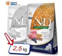 Farmina Dog N&D Ancestral Puppy Medium/Maxi Cordero y Arándano - 2,5 kg - Perro