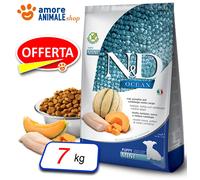 Farmina Dog N&D Ocean Puppy Mini Pienso Seco Merluza y Calabaza - 7 kg - Perros