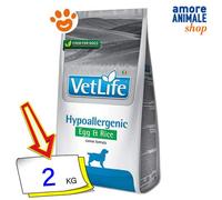 Farmina Dog Vet Life Hipoalergénico Huevo y Arroz Pienso Seco Perros 2/12 Kg