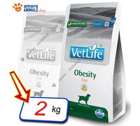 Farmina Dog Vet Life Obesity Canine (Pescado) - 2/12 kg - Alimento Seco